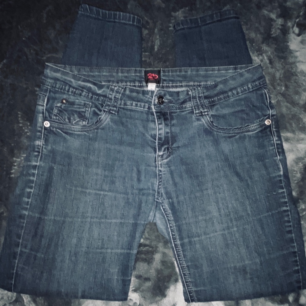 Bebe* Distressed Skinny Jeans